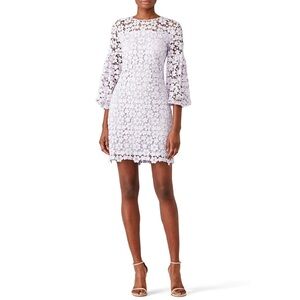 NWT Shoshanna Vina Lavender Lace Sheath Mini Dress Size 0